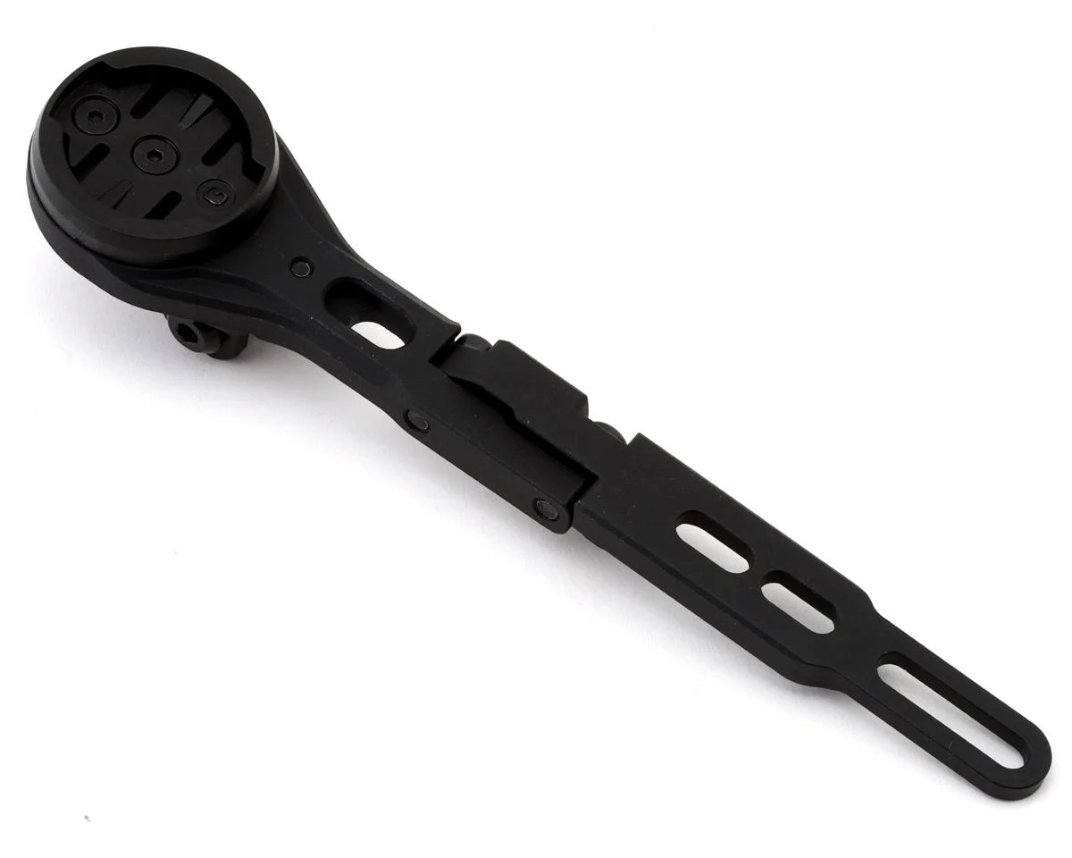 Lezyne Flexi Aero GPS Computer & Accessory Mount (Black) (For Integrated Handlebar/Stem Combo)